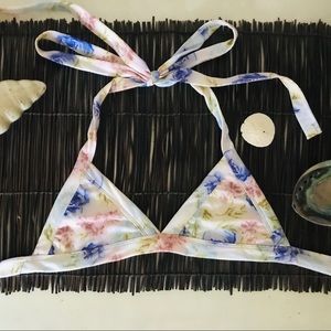 Rove Swimwear Bikini Top in Antique Rose